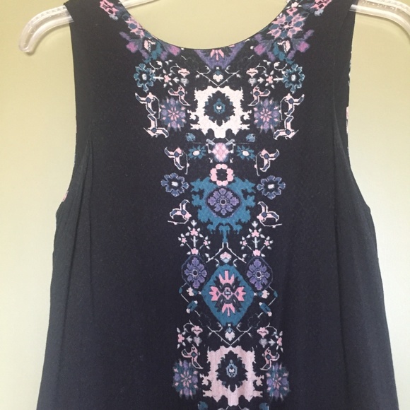 Ecote Mini Dress with Cutout Back - Picture 3 of 4